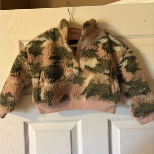Toddler Cozy Camouflage Sherpa Pullover